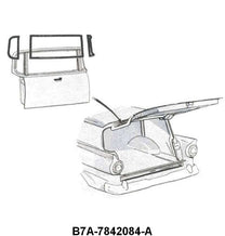 REAR/BACK WINDOW SEAL - 57-58 WAGON, SEDAN DELIVERY, FOR 3 PIECE GLASS