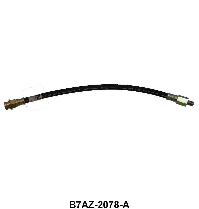 BRAKE HOSE - 57-65 CARS FRONT AND OR REAR 14-7/8", PLEASE SEE NOTES