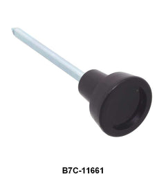 HEADLIGHT SWITCH KNOB WITH SHAFT - 57 F-100/F-350 BLACK