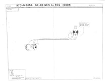 GENERATOR TO VOLTAGE REGULATOR WIRE - 57-60 PICKUP 272/292