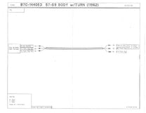 TAIL LIGHT WIRING HARNESS - 57-59 PICKUP W/TURN SIGNAL