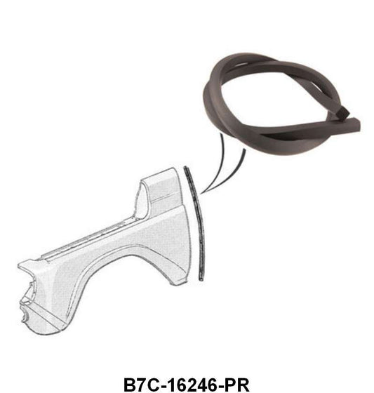 REAR OF FRONT FENDER TO CAB SEALS - 57-60 F-100/F-350