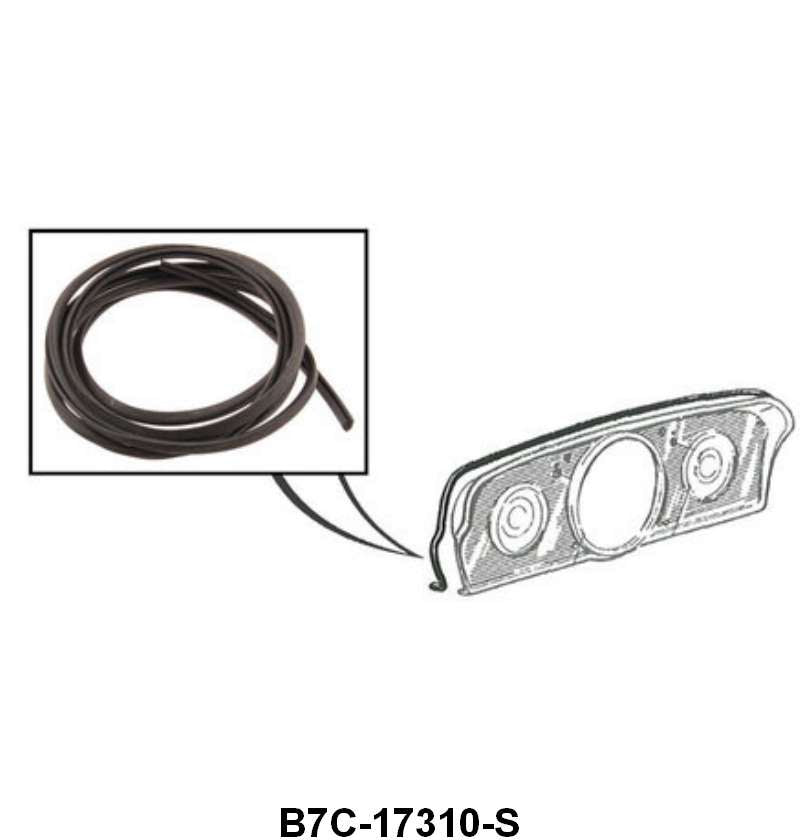 INSTRUMENT PANEL ASSEMBLY TO DASH SEAL - 57-60 F-100/F-350