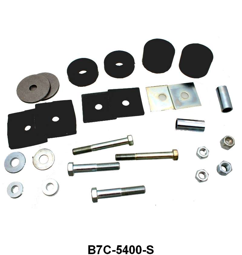 CAB TO FRAME PAD AND BOLT KIT - 57-60 F-100/F-350