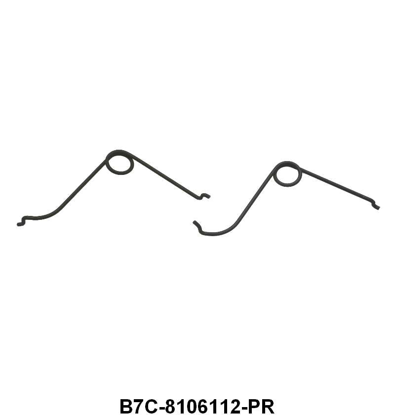GLOVE BOX DOOR SPRINGS - 57-60 F-100/F-350