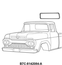 REAR/BACK WINDOW SEAL - 57-60 F-100/F-350 WITH FLAT GLASS