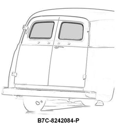 REAR/BACK WINDOW SEALS - 57-60 PANEL
