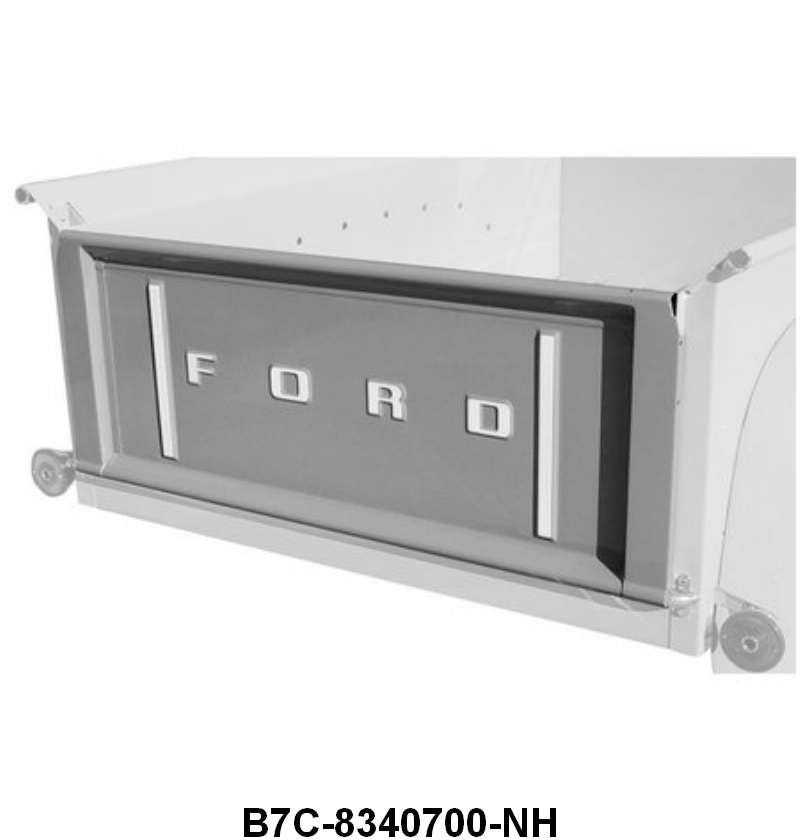 STEPSIDE TAILGATE - 53-72 F-100, WITHOUT HOOKS FOR CHAINS
