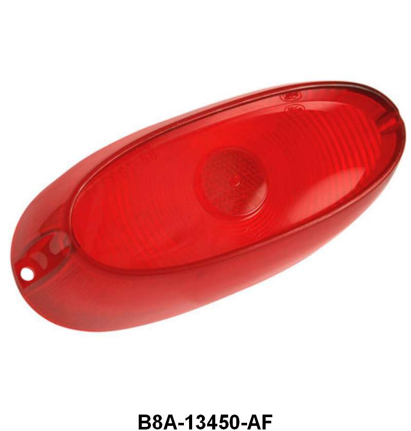 TAIL LIGHT LENS WITH FoMoCo SCRIPT - 58 PASS EXCEPT WAGON/RANCHERO