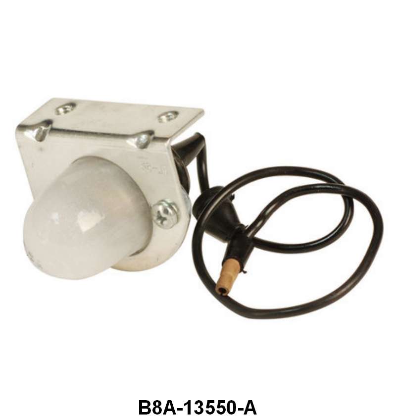 LICENSE PLATE LIGHT ASSEMBLY - 57-58 PASS EXCEPT RETRACT/SDN DLVY/WGN/RANCHERO