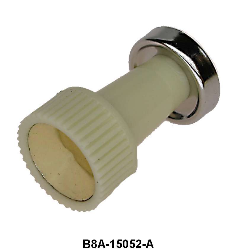 CIGAR LIGHTER KNOB - 58 PASS/RANCHERO WHITE W/GOLD CENTER