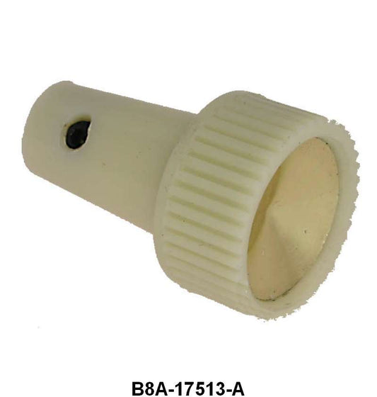 WIPER SWITCH KNOB - 58 PASS/RANCHERO WHITE WITH GOLD INSERT