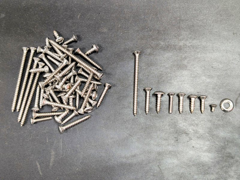 INTERIOR SCREW KIT - 58 CLUB VICTORIA #63