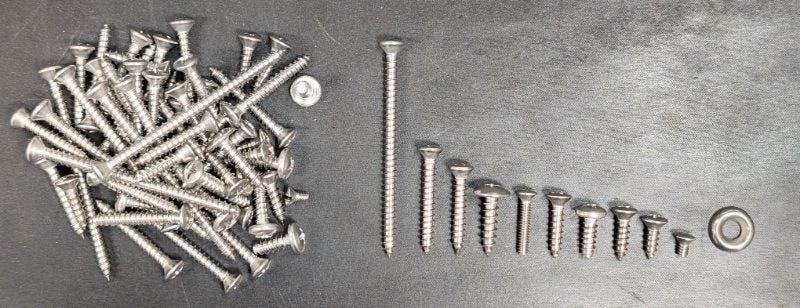 INTERIOR SCREW KIT - 58 2DR SEDAN