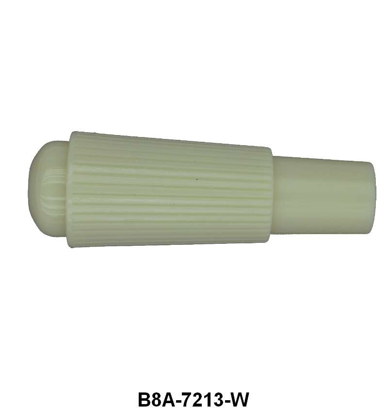 COLUMN SHIFT KNOB - 58-59 PASS, 63 FLCN WHITE