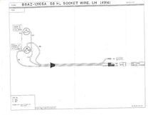 HEADLIGHT BUCKET WIRE - 58 PASS/RANCHERO LH
