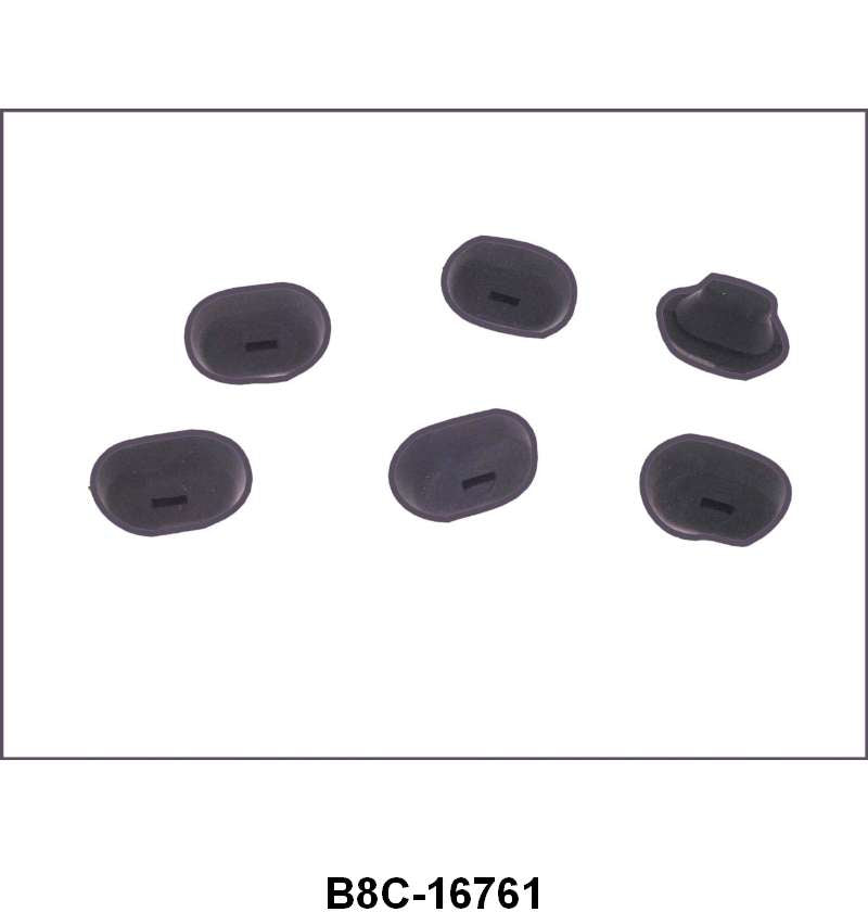 HOOD BUMPER KIT - 58-65 F-100/F-350, 6 pieces