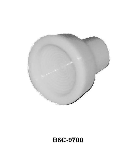 CHOKE AND AIR VENT KNOB - 58-60 F-100/F-350 WHITE