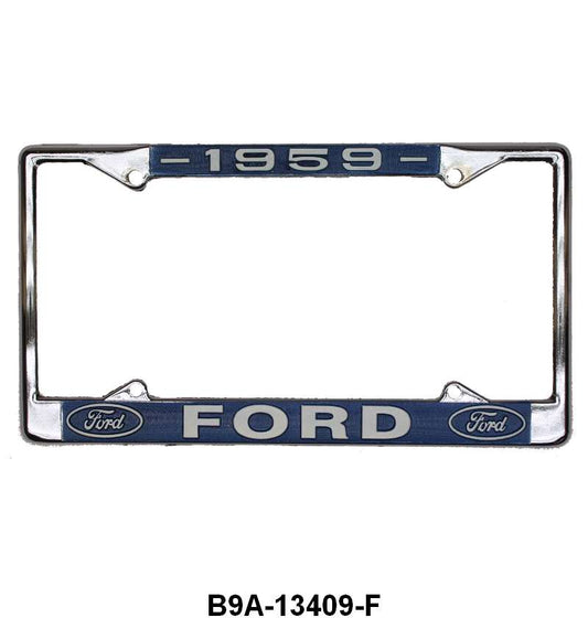 "FORD" LICENSE PLATE FRAME - 1959