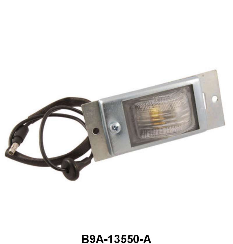 LICENSE PLATE LIGHT ASSEMBLY - 59 PASS EXCL. WGN/RET, 60 GLX EXCL. WGN