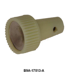 WIPER SWITCH KNOB - 59 PASS/RANCHERO WHITE WITH SILVER INSERT