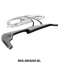 REPRODUCTION TOOLING DASH PAD - 59 PASSENGER/RANCHERO BLACK