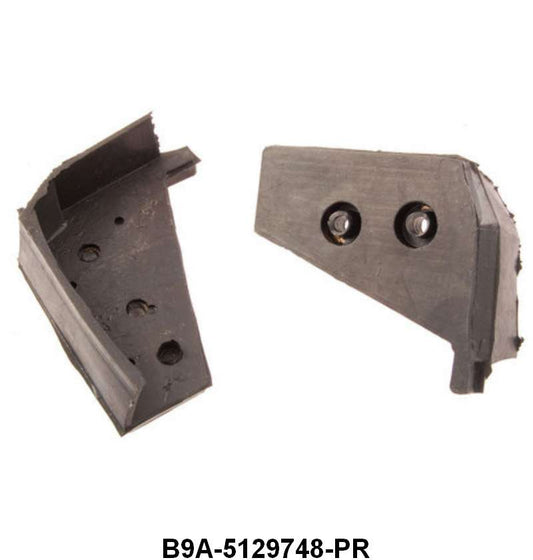 LOWER FRONT OF QUARTER WINDOW PADS - 59 RETRACT/CONV/2DR HDTP