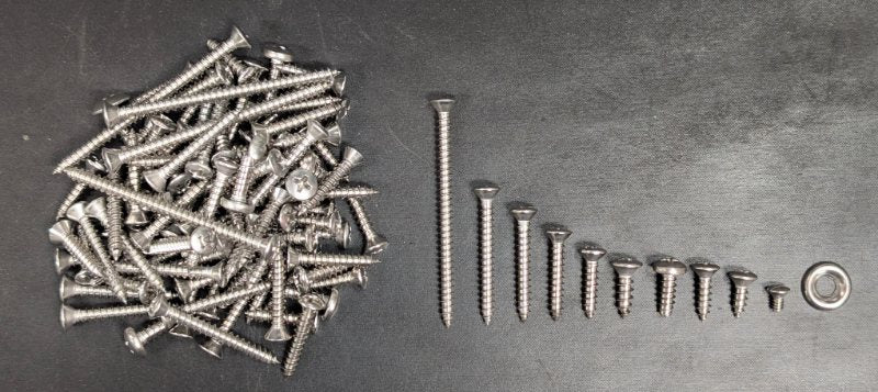 INTERIOR SCREW KIT - 59 RETRACTABLE