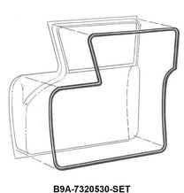 DOOR SEALS - 59 PASS 4DR SDN/WGN, BODY #54A, 58A,58B,58E, 71