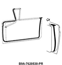DOOR SEALS - 59 PASS 2DR HARDTOP #63, 65, CONV #76, RETRACTABLE #51A