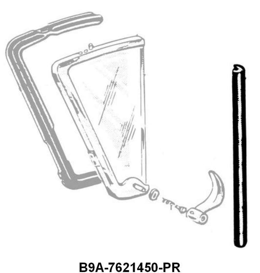 BACKEDGE OF VENT WINDOW SEALS  - 59 ALL PASS AND RANCHERO