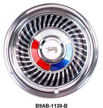 STAINLESS HUB CAP WITH SUNRAY EMBLEM - 59 PASS/RANCHERO 14"