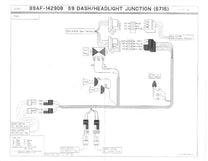 FIREWALL TO HEADLIGHT HARNESS- 59 PASS/RANCHERO