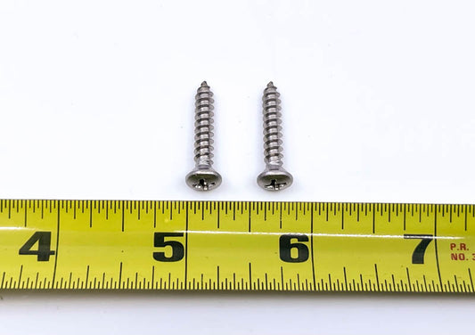 HEADLIGHT BEZEL/DOOR SCREWS - 52 PASS, SET OF 2