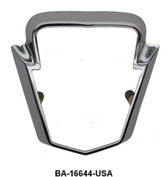 FRONT HOOD EMBLEM BEZEL - 52-54 PASS