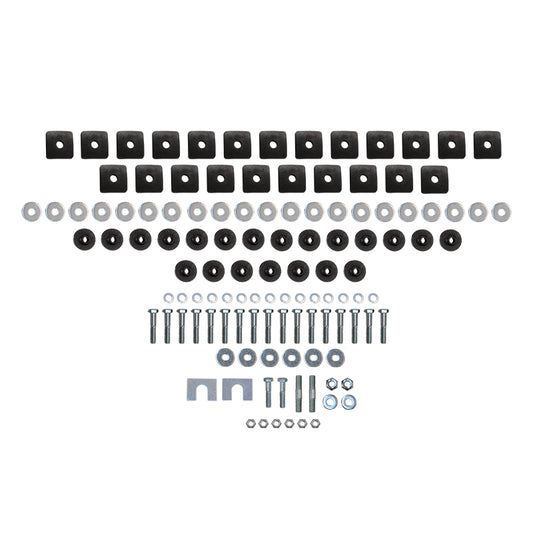 BODY TO FRAME PAD AND BOLT KIT - 52-54 COUPE/SEDAN