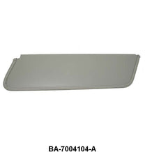 CARDBOARD SUN VISOR - 52 PASS 2DR & 4DR SEDAN, GRAY