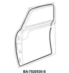 DOOR SEALS - 52-54 PASS/MERC 2DR SEDAN & WGN/SDN DELIVERY