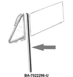 FRONT DOOR DIVISION BAR METAL CHANNEL - 52-54 2 & 4-DOOR SEDAN/WAGON