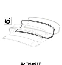 REAR/BACK WINDOW SEAL - 52-54 PASS/MERCURY SEDAN WITH CHROME