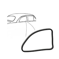 STATIONARY QUARTER WINDOW SEALS - 52-54 COUPE BODY # 72