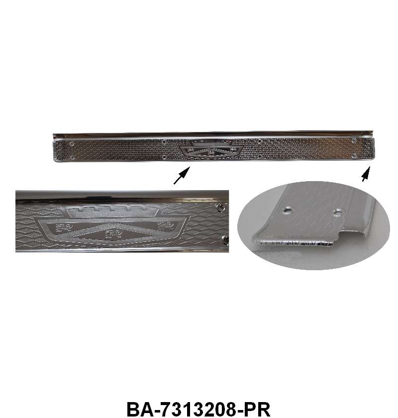 FRONT DOOR SCUFF PLATES - 52-54 4-DOOR SEDAN & WAGON