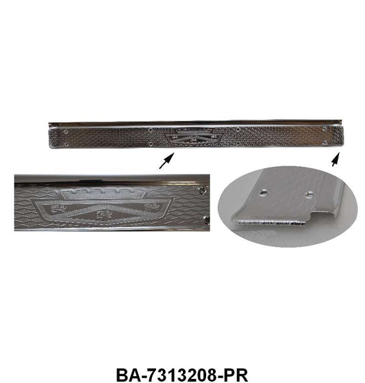 FRONT DOOR SCUFF PLATES - 52-54 4-DOOR SEDAN & WAGON
