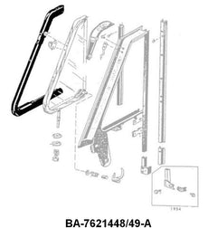 VENT WINDOW SEALS - 52-54 FORD/MERCURY CONVERTIBLE & HARDTOP