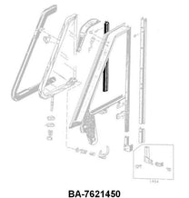 BACK EDGE VENT WINDOW SEALS - 52-54 FORD/MERC CONVERTIBLE & HARDTOP
