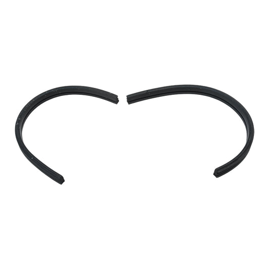 FRONT EDGE OF QUARTER WINDOW SEALS - 52-56 CONV/2DR HDTP NO CLOTH
