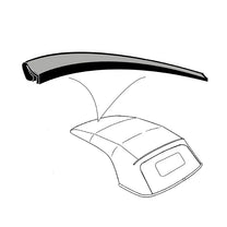 CONVERTIBLE HEADER BOW SEAL - 52-54 CONV MOUNTS TO TOP BOW