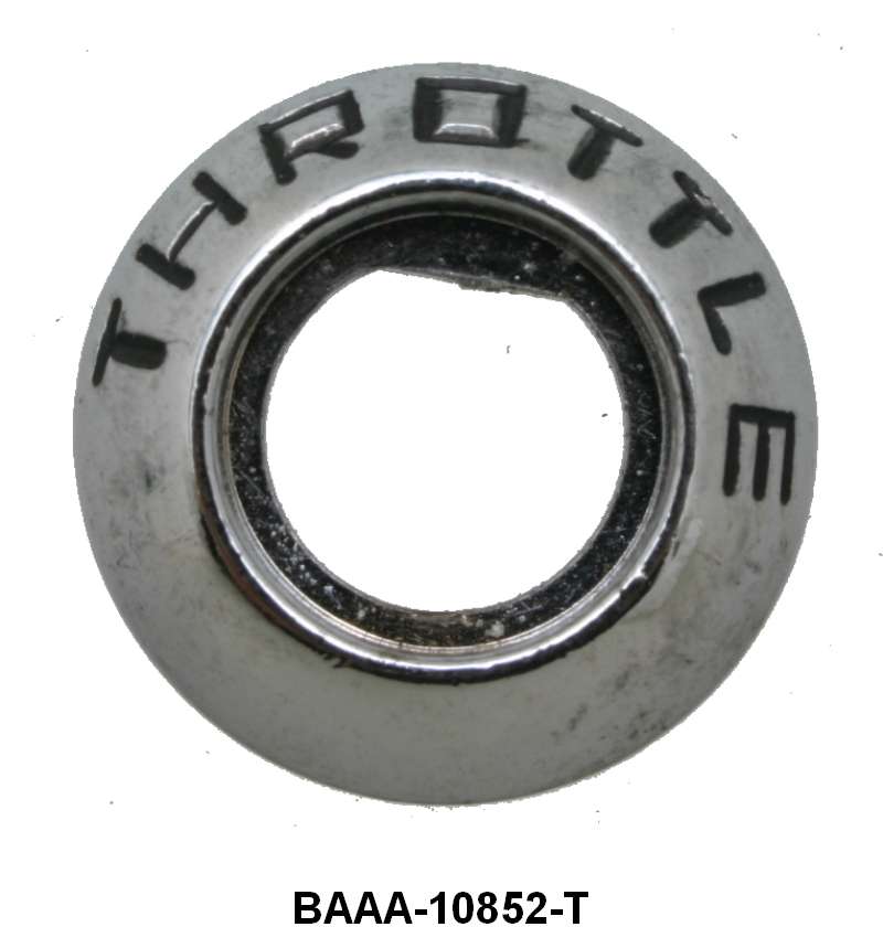 "THROTTLE" CABLE DASH BEZEL - 53-56 F-100/F-350