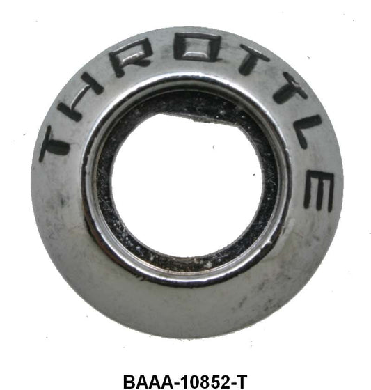 "THROTTLE" CABLE DASH BEZEL - 53-56 F-100/F-350