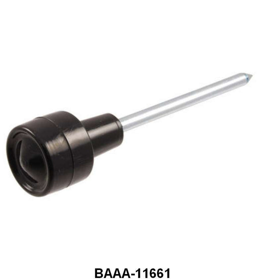 HEADLIGHT SWITCH KNOB WITH SHAFT - 53-55 F-100/F-350 BLACK